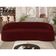 Sofá 5 Lugares Para Sala De Estar Living 280cm Theo D06 Veludo Bordô - Mpozenato