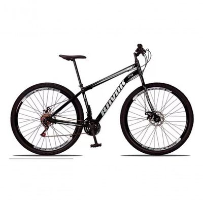 Bicicleta Bike Aço 21 Marchas Velocidades Aro 29 Freio A Disco Cor:cinza