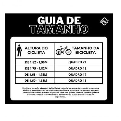 Bicicleta Aro 29 Absolute Nero 5 Alumínio 2x9 Freios Hidráulicos K7 Garfo Com Trava 18v Mtb cinza Tam: 23