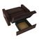 Sofá Cama Com Baú 2 Lugares Numey Suede Marrom