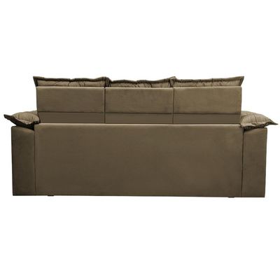 Sofá 3 Lugares Retrátil E Reclinável Cama Inbox Compact