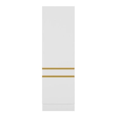 Paneleiro Com Rodapé 2 Portas Gw Mp2121 Branco