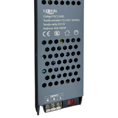 Fonte Chaveada 24v 5a 120w Colmeia Bivolt Cftv Fita Led Som