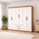 Guarda Roupa Com 6 Portas 2 Gavetas Platinum -grand Line