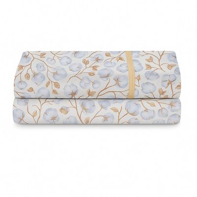 Lençol de Cima Avulso Luar Estampado King 01 Peça Malha 100% Algodão - Cotton