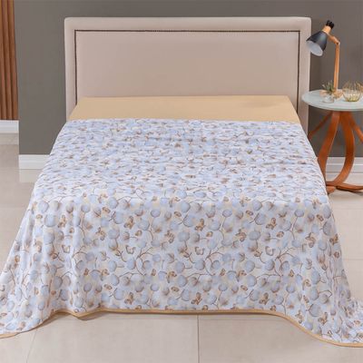 Lençol de Cima Avulso Luar Estampado King 01 Peça Malha 100% Algodão - Cotton
