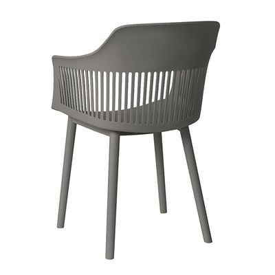 Cadeira Decorativa Prescott Sala de Jantar PP/PU Cinza G56 - Gran Belo