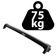 Automotive Rack Teto Aluminio GM Prisma 06 a 12 Friso PRETO