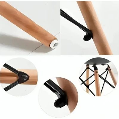 KIT COM  2 CADEIRAS UMIX-331F PRETA