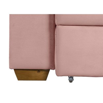 Sofá Baú San Marino Retrátil E Reclinável 3 Lugares Sofatec Rose