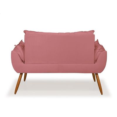 Kit Namoradeira Opala Sala Quarto e 02 Poltronas Balaqui Decor Rosa