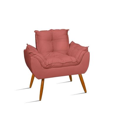 Kit Namoradeira Opala Sala Quarto e 02 Poltronas Balaqui Decor Rosa