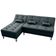 Sofá Cama Com Chaise 3 Lugares 2,00 Mts Nice Matrix Preto