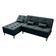 Sofá Cama Com Chaise 3 Lugares 2,00 Mts Nice Matrix Preto