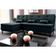 Sofá Cama Com Chaise 3 Lugares 2,00 Mts Nice Matrix Preto