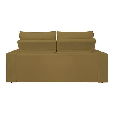 Sofá Reclinável Retrátil 3 Lugares Luxo C- Molas Balaqui Capuccino