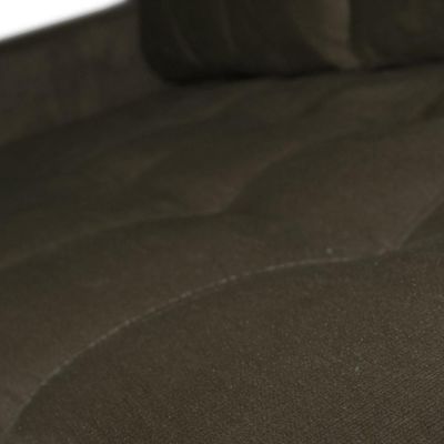 Sofá Cama Casal Reclinável Drika - Veludo Turkey Chocolate
