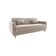 Sofá Cama Emília 2 Lugares 190cm Suede Bege Matrix