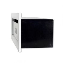 Caixa Correio Techinox Carta Luxo Linear Branca Fosca 30 Cm Profundidade Pintura De Alta Resistência