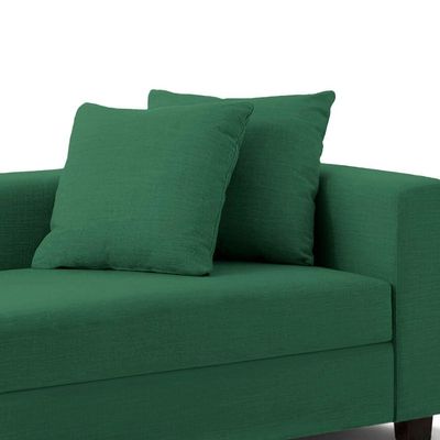 Recamier Divã Aspen 1,40m Veludo Verde - Inova Decorações