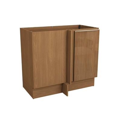 Balcão Cozinha Modulado Vibra T626 Canto Reto C/ 1 Porta S/tampo 98cm Canela Lacca Kappesberg