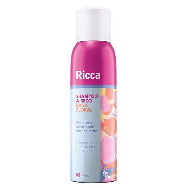 Shampoo A Seco Brisa Floral Remove Oleosidade Ricca 150ml