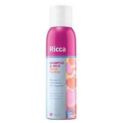 Kit 3 Shampoo A Seco Brisa Floral Remove Oleosidade Ricca 150ml