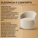 Poltrona Orgânica Conforto Design Moderno Luxo Recepção Veludo veludo Terracota