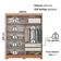 Guarda Roupa Casal 2 Portas Deslizantes Com Espelho 163 Cm B74 Briz Nature Off White