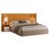 Cabeceira Extensivel Com 2 Mesas Laterais Mdf Frida 315 Cm Cinamomo Off White Madetec