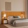 Cabeceira Extensivel Com 2 Mesas Laterais Mdf Frida 315 Cm Cinamomo Off White Madetec