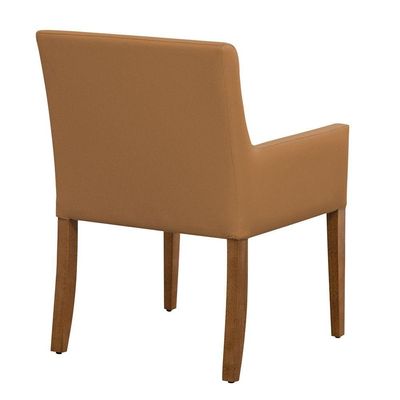 Kit 6 Cadeiras Para Mesa De Jantar Angel Base Madeira Corano Caramelo - Nexta Casa