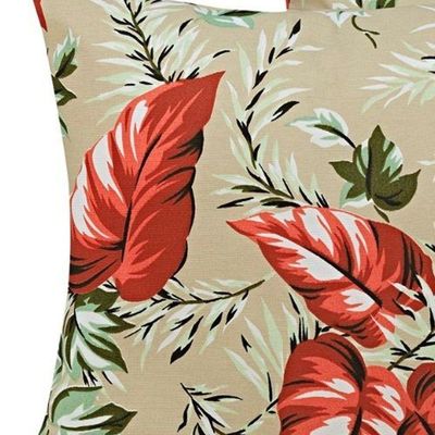Capa Almofada Atualle Gorgurão 1 Peça 45cm X 45cm 53% Algodão 47% Poliéster - Bege
