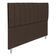 Cabeceira Casal 1,40m Holanda Suede - Pallazio Cor Marrom
