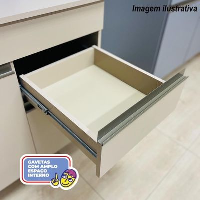 Armário De Cozinha Completa 150 Com Balcão Para Pia 9 Portas Madrid - Freijó/supremo