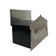 Caixa De Correios Tijolinho Frente E Tampa Traseira Inox Pequena 12x25x12cm Cromado