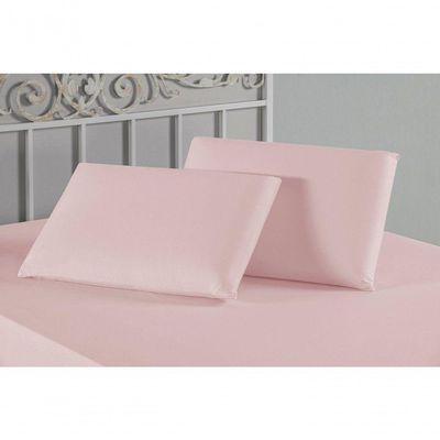 Fronha Nobre 1 Peça 50cm X 70cm Malha 100% Algodão - Rosa