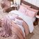 Kit Edredom Queen Verano Com Almofadas Estampadas 07 Peças - Dupla Face Percal 300 Fios Cor Love