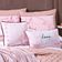Kit Edredom Queen Verano Com Almofadas Estampadas 07 Peças - Dupla Face Percal 300 Fios Cor Love