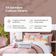 Kit Edredom King Verano Com Almofadas Estampadas 07 Peças - Dupla Face Percal 300 Fios Cor Arara