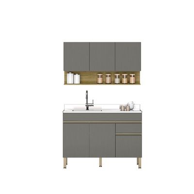 Cozinha 2 Peças Line Gris-gris-cp-freijo - Ssx Multicoisas