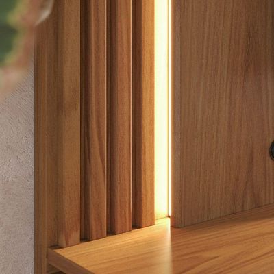 Home Suspenso Loa 2 Portas De Correr - Ssx Multicoisas Cor Freijo/off White Matte