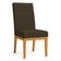 Kit 2 Cadeiras De Jantar Solana Suede Base De Madeira - Pallazio Cor Marrom