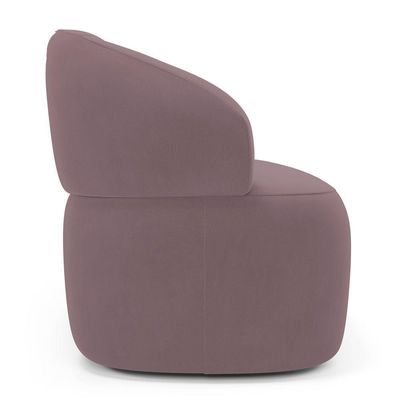 Sofá Orgânico 02 Lugares Living Glee 140cm Veludo Rosê - Desk Design