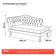 Divã Recamier Chaise Longue Lavínia 150cm Capitonê Pés De Madeira Bouclê Cinza Claro - Desk Design