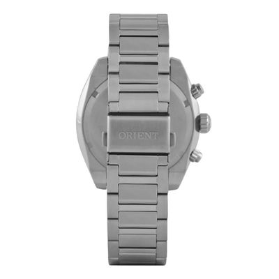 Relógio Orient Masculino Ref: Mbssc286 G1sx Solar Cronógrafo Prateado