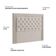 Cabeceira Casal King 195 Cm Elegance Linho Cru - Nexta Casa
