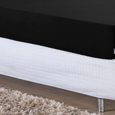 Jogo De Cama Solteiro Nobre 2 Peças Lençol Com Elástico De 30cm De Altura Malha 100% Algodão - Preto