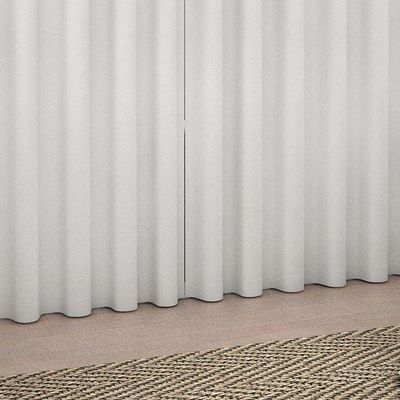 Cortina Blackout Para Varão Simples 3,00m X 2,60m 100% Poliéster - Branco