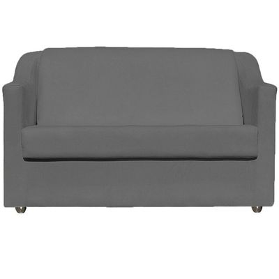 Kit Namoradeira Decorativa + 2 Poltronas Para Sala Manicure Recepção Consultório Mila Suede